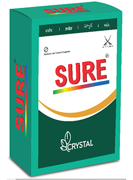 SURE -  Carbendazim 12% + Mancozeb 63% WP ( CRYSTAL )