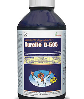 NURELLE D-505 - CHLOROPYRIPHOS 50%  + CYPERMETHRIN 5 % EC  ( CRYSTAL )