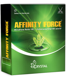 AFFINITY FORCE  - Metsulfuron Methyl 10% + Carfentrazone Ethyl 40% w/w DF ( CRYSTAL )