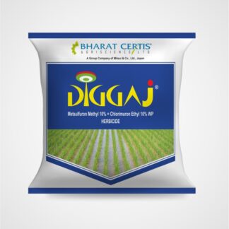 DIGGAJ - metasulfuron methyl 10%wp+chlorimuron ethyl 10% wp ( BHARAT CERTIS )